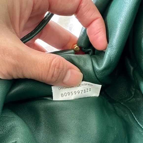 Bottega Veneta Dark Green Intrecciato Mini Pouch - Picture 6 of 11